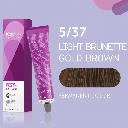Kadus Professional Extra Rich Creme Permanent Hair Color Juuksevärvid ammoniaagiga 60ml