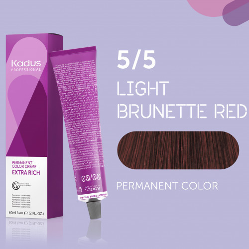 Kadus Professional Extra Rich Creme Permanent Hair Color Juuksevärvid ammoniaagiga 60ml