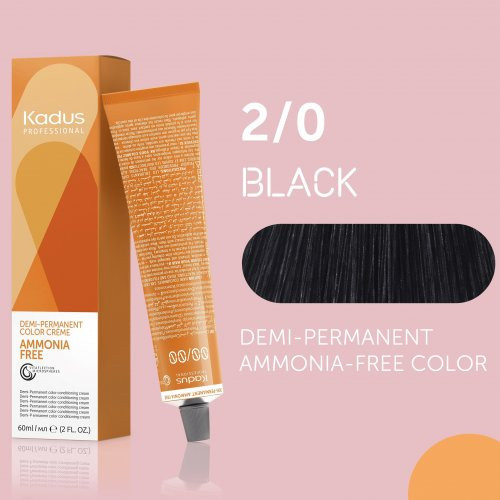 Kadus Professional Demi Permanent Ammonia Free Color Ammoniaagivaba juuksevärv 60ml