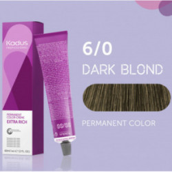 Kadus Professional Extra Rich Creme Permanent Hair Color Juuksevärvid ammoniaagiga 60ml