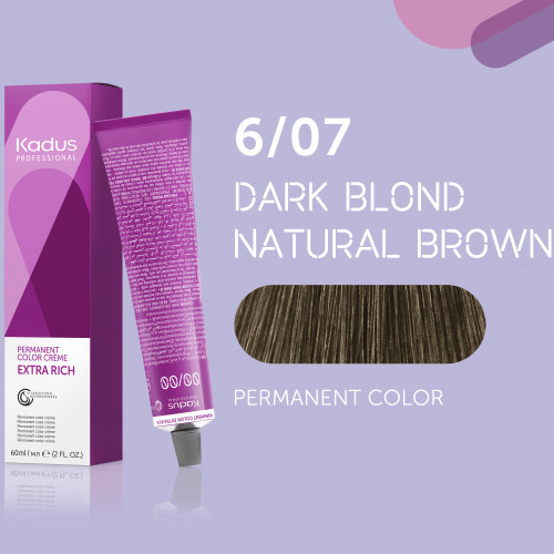 Kadus Professional Extra Rich Creme Permanent Hair Color Juuksevärvid ammoniaagiga 60ml