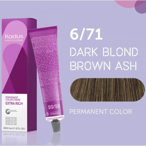 Kadus Professional Extra Rich Creme Permanent Hair Color Juuksevärvid ammoniaagiga 60ml