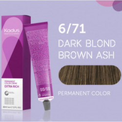 Kadus Professional Extra Rich Creme Permanent Hair Color Juuksevärvid ammoniaagiga 60ml