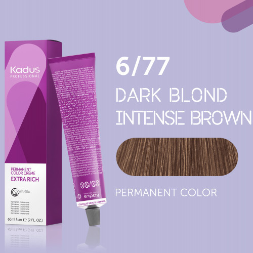 Kadus Professional Extra Rich Creme Permanent Hair Color Juuksevärvid ammoniaagiga 60ml
