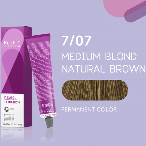 Kadus Professional Extra Rich Creme Permanent Hair Color Juuksevärvid ammoniaagiga 60ml