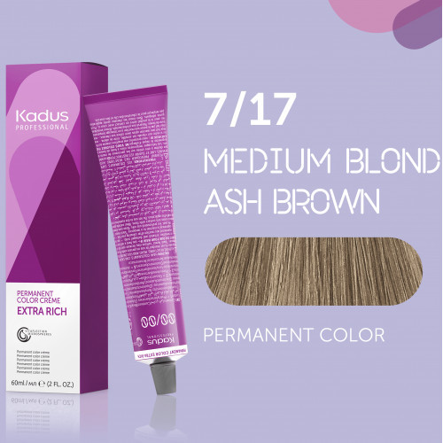 Kadus Professional Extra Rich Creme Permanent Hair Color Juuksevärvid ammoniaagiga 60ml