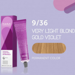 Kadus Professional Extra Rich Creme Permanent Hair Color Juuksevärvid ammoniaagiga 60ml