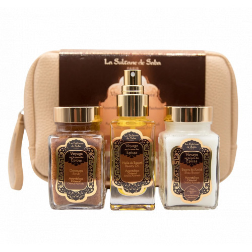 La Sultane De Saba Ayurvedic Body Gift Set Kehakinkekomplekt 100ml+100ml+50ml