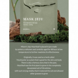 Mizon Joyful Time Mask Jeju Heartleaf Leht näomask 1 tk
