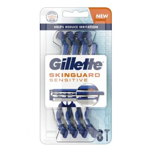 Gillette Disposable Razor For Sensitive Skin Ühekordsed raseerijad 6 tk