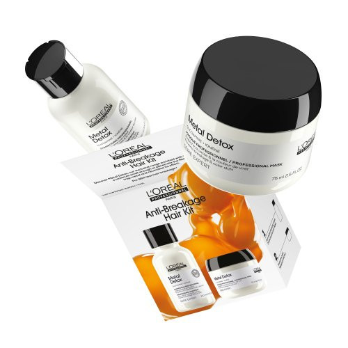 L'Oréal Professionnel Metal Detox Mini Duo Komplekt kõikidele juuksetüüpidele Seatud