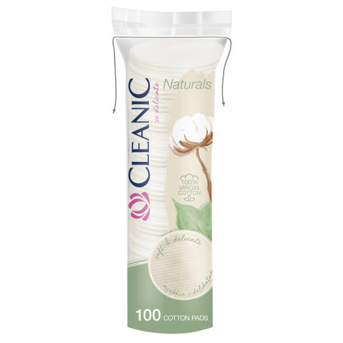 Cleanic Pure Effect Virgin Cotton Pads Villakettad 100vnt