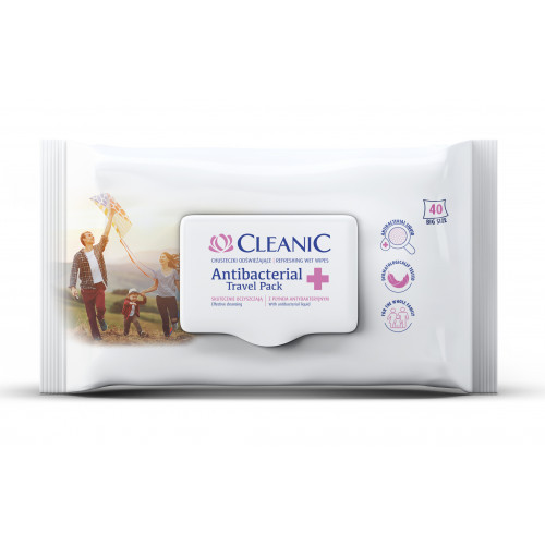 Cleanic Antibacterial Wet Wipes Niisked salvrätikud 15 tk
