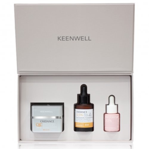 Keenwell Snow Drops Oxidance Kit Naha helendavate, niisutavate ja helendavate toodete komplekt Seatud