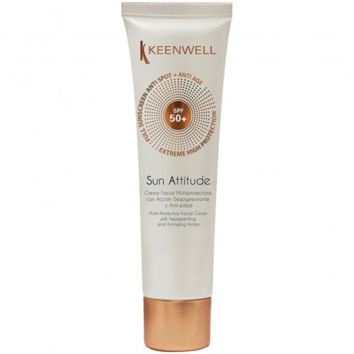 Keenwell Sun Attitude Depigmenting Action Facial Cream SPF50 Depigmenteeriv vananemisvastane näokreem 60ml