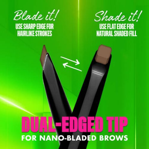 NYX Professional Makeup Blade & Shade Nano Brow Pencil Kulmupliiats 01 Ash Blonde