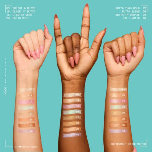 NYX Professional Makeup Buttermelt Highlighter Sära andev vahend 5g