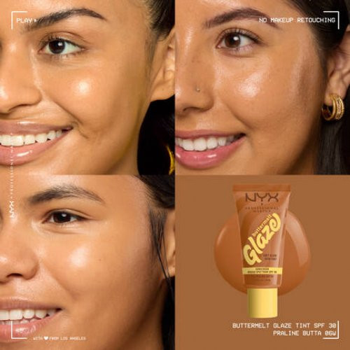 NYX Professional Makeup Buttermelt Glaze Soft Glow Skin Tint SPF30 Jumestuskreem 30ml