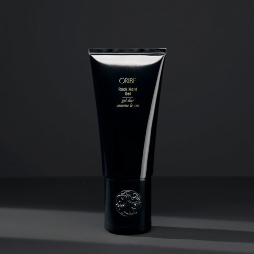 Oribe Signature Rock Hard Gel Kreemjas geel, mis niisutab ja tagab intensiivse fikseerimise 100ml