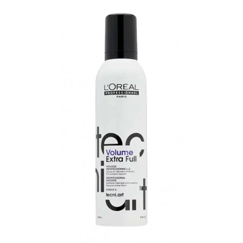 L'Oréal Professionnel Tecni Art Full Volume Extra Eriti tugeva fikseerimisega juuksevaht, mis annab juustele kohevust 250ml