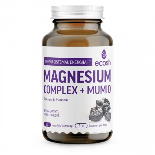 Ecosh Magnesium complex + Mumio Magneesiumikompleks koos muumiaga 90 kapslit