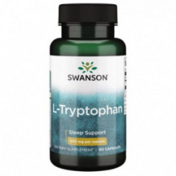SWANSON L-Tryptophan 500mg Sleep Support Toidulisand L-trüptofaan 60 kapslit