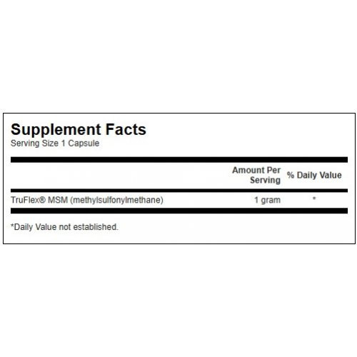 SWANSON MSM 1.000mg Joint Health and Mobility Toidulisand 120 kapsulit