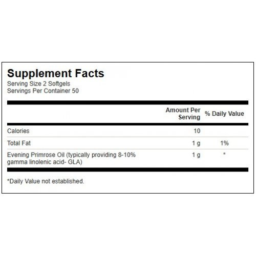 SWANSON Evening Primrose Oil 500mg Menopause Support Kuningakepi õli 100 kapsulit