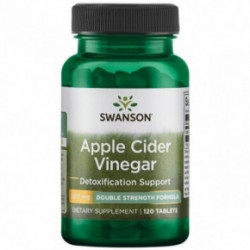 SWANSON Apple Cider Vinegar 200mg Detoxification Support Õunasiidri äädika toidulisand 120 kapsulit