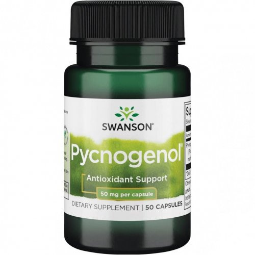 SWANSON Pycnogenol 50mg Antioxidant Support Männikoore ekstrakt 50 capsules