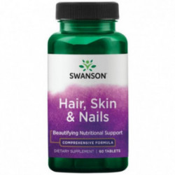 SWANSON Hair, Skin & Nails Beautifying Nutritional Support Kompleks juustele, nahale ja küüntele 60 kapslit