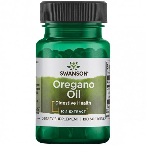 SWANSON Oregano Oil Digestive Health Oreganoõli ekstrakt 120 kapsulit