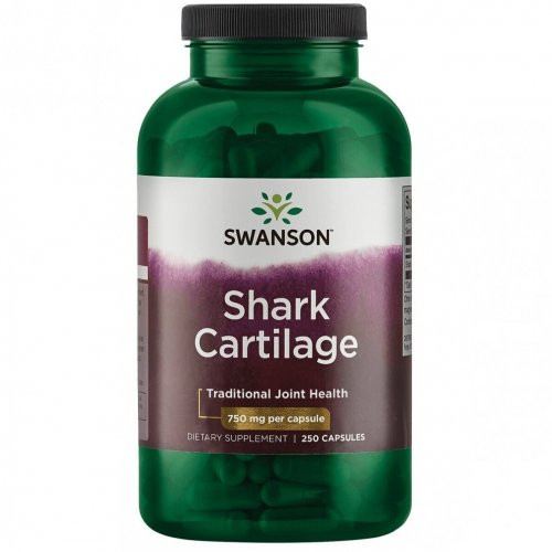SWANSON Shark Cartilage 750mg Traditional Joint Health Hai kõhre toidulisand 250 kapslit