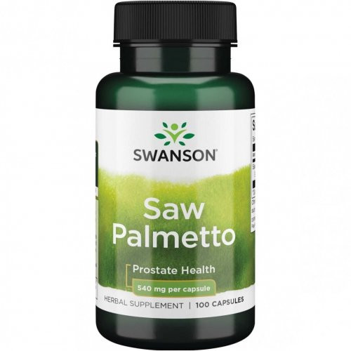 SWANSON Saw Palmetto 540mg Prostate Health Toidulisand meestele 100 kapsulit