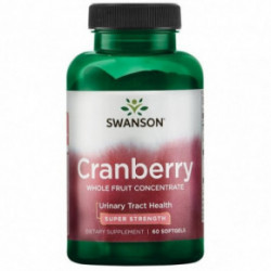 SWANSON Super Strength Cranberry Urinary Tract Health Jõhvikakontsentraat 60 kapslit