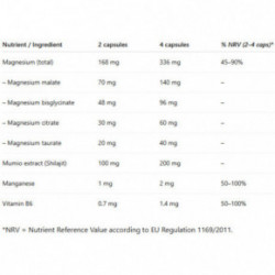 Ecosh Magnesium complex + Mumio Magneesiumikompleks koos muumiaga 90 kapslit