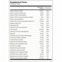 SWANSON Multivitamin with Iron Multivitamiinide ja mineraalide kompleks koos rauaga 130 kapslit