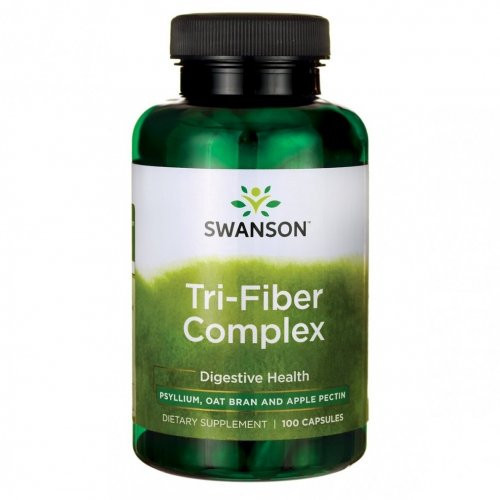 SWANSON Tri - Fiber Complex Digestive Health Toidukiudained 100 kapsulit