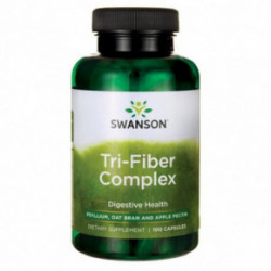 SWANSON Tri - Fiber Complex Digestive Health Toidukiudained 100 kapsulit