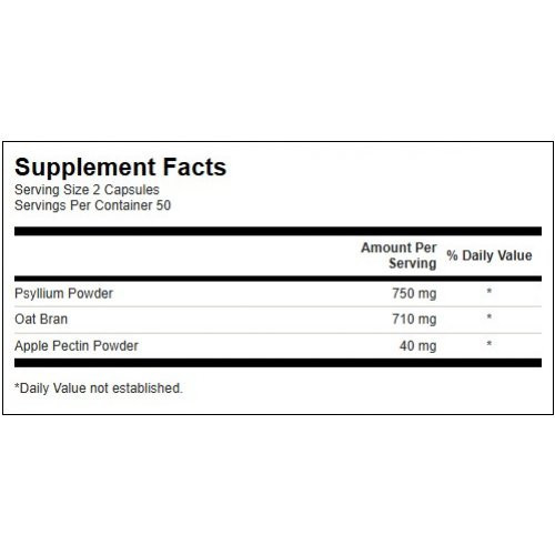 SWANSON Tri - Fiber Complex Digestive Health Toidukiudained 100 kapsulit