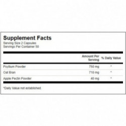 SWANSON Tri - Fiber Complex Digestive Health Toidukiudained 100 kapsulit