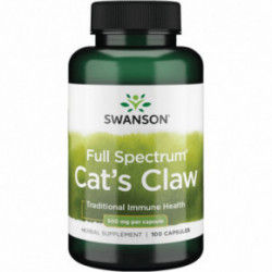 SWANSON Full Spectrum Cats Claw 500mg Traditional Immune Health Toidulisand Una De Gato 100 kapsulit