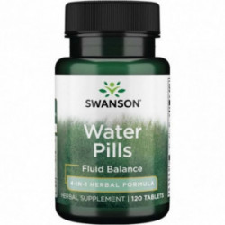 SWANSON Water Pills Fluid Balance Toidulisand keha optimaalse vedelikutasakaalu säilitamiseks 120 kapsulit