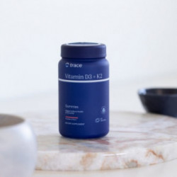 Trace Minerals Vitamin D3 + K2 Gummies D3+ K2-vitamiin närimiskummi kujul 60 kummikommi