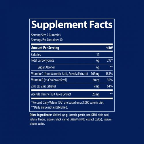 Trace Minerals Immunity Gummies Kummikommid immuunsuse tagamiseks 60 kummikommi