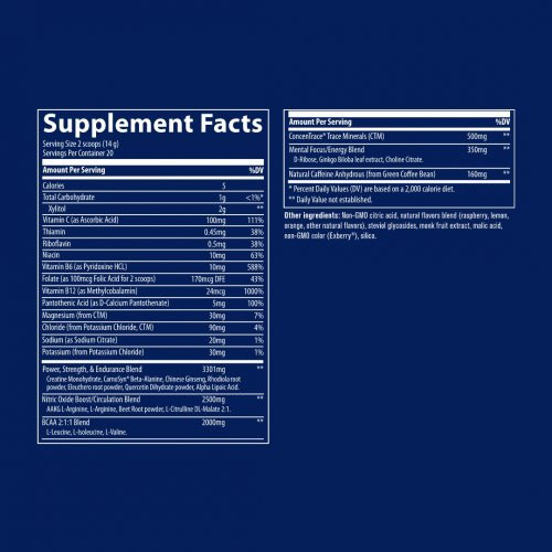 Trace Minerals Pre-Workout Clean Energy Powder Treeningueelne segu 280g