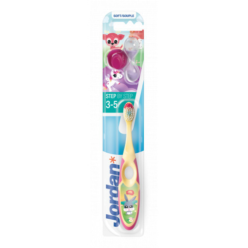 Jordan Step 3-5 years Kids Toothbrush Soft Pehme hambahari lastele Blue