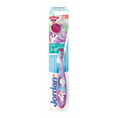 Jordan Step 3-5 years Kids Toothbrush Soft Pehme hambahari lastele Blue