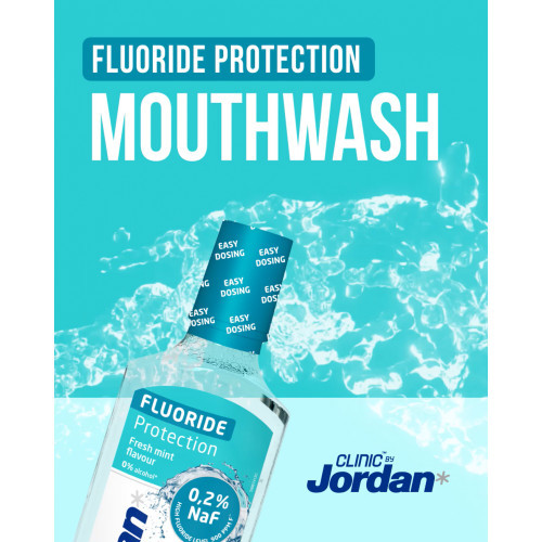 Jordan Clinic Fluoride Protection Mouthwash Suuvesi 500ml