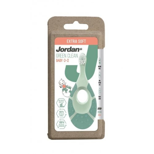 Jordan Green Clean Baby 0-2 Toothbrush Extra Soft Eriti pehme hambahari Blue